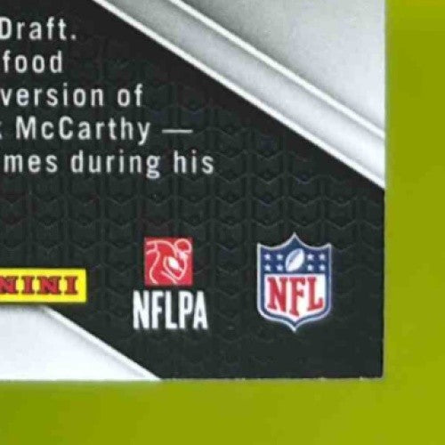 2024 Panini Prizm J.J. McCarthy Lazer #400 RC Minnesota Vikings