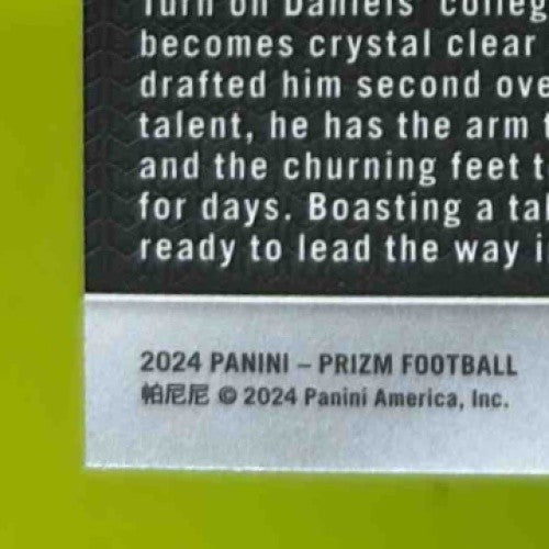 2024 Panini Prizm Jayden Daniels #347 RC Washington Commanders