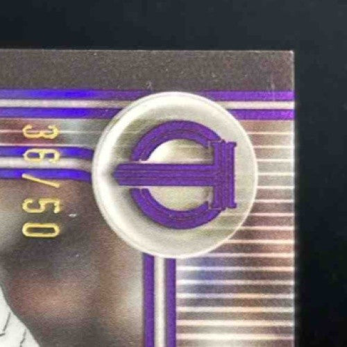 2024 Topps Tribute Juan Soto Stamp of Approval Relics Purple 36/50 Padres