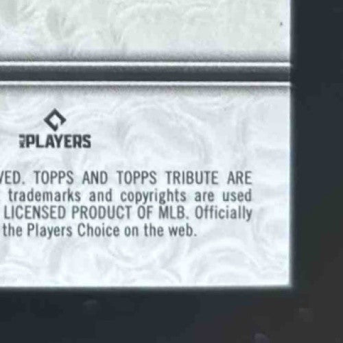 2024 Topps Tribute Juan Soto Stamp of Approval Relics Purple 36/50 Padres