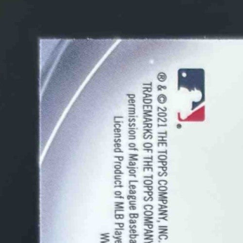 2021 Jazz Chisholm Rookie of the Year Favorites Mega Box Mojo Refractor Marlins