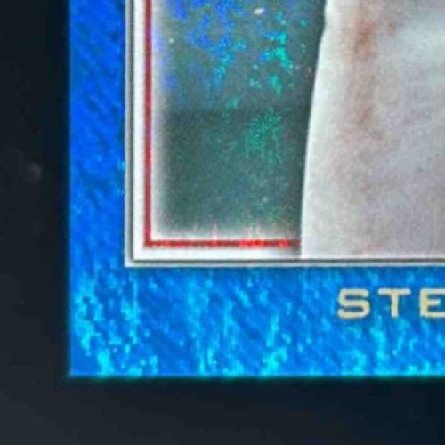 2022 Topps Gallery Steven Kwan Blue Pattern 5/50 #166 RC Cleveland Guardians