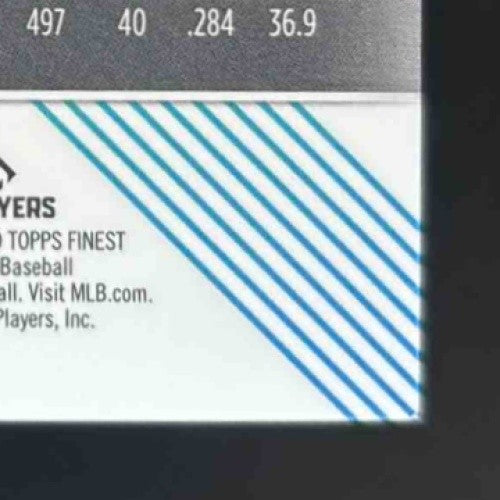 2023 Topps Finest Aaron Judge Aqua Refractor 108/199 #1 New York Yankees