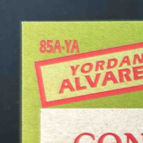 2020 Topps Yordan Alvarez 1985 35th Anniversary Auto Gold /50 RC Houston Astros