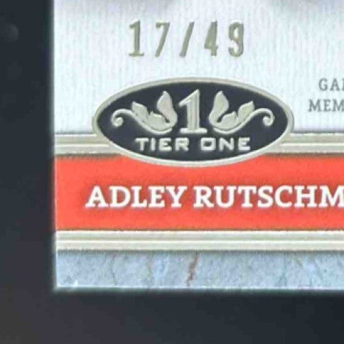2024 Topps Tier One Adley Rutschman Relics Triples 17/49 MEM Baltimore Orioles