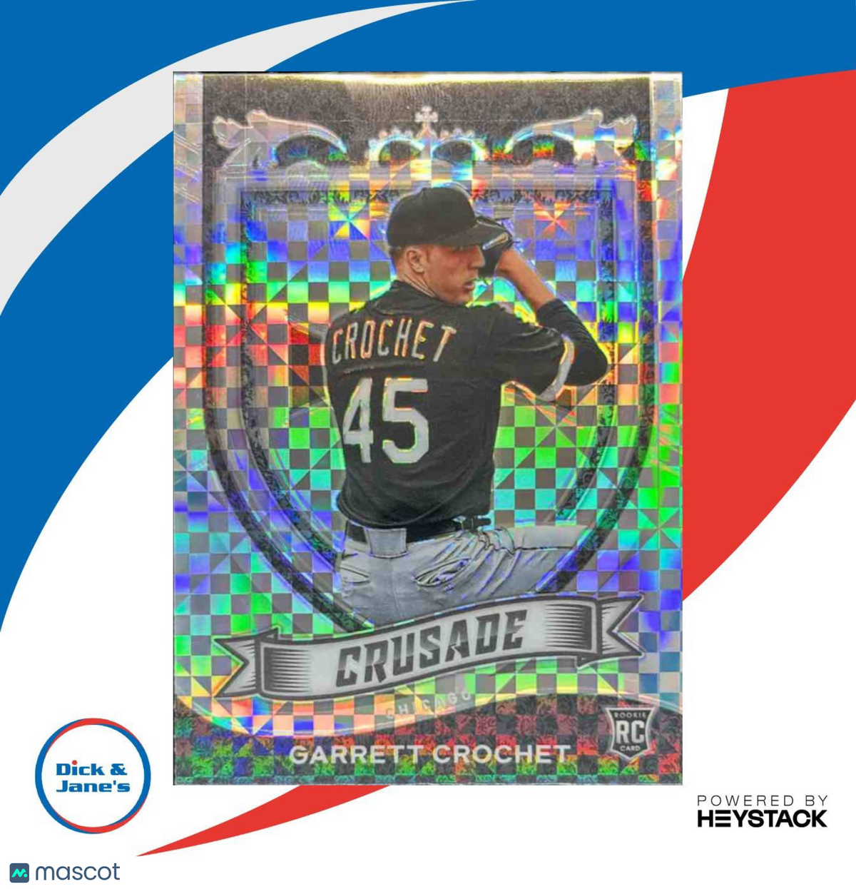 2021 Chronicles Garrett Crochet Crusade Building Blocks #1 RC Chicago White Sox