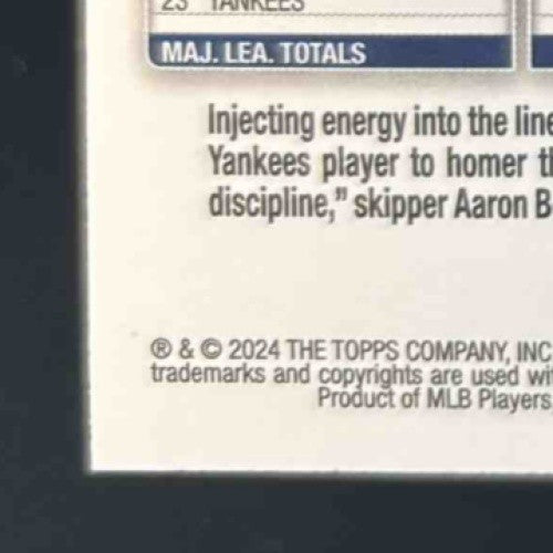 2024 Topps Jasson Dominguez Rainbow Foil #60 RC New York Yankees