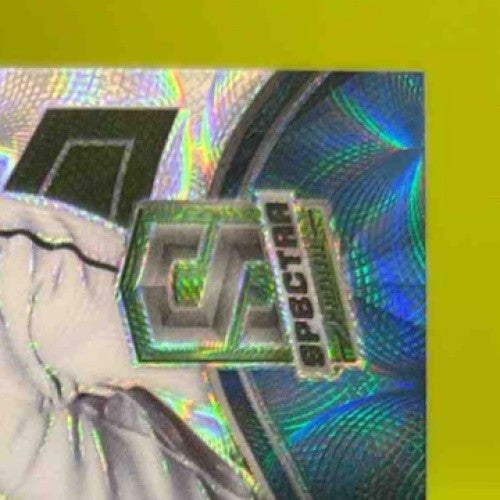 2021 Spectra Jazz Chisholm Rookie Jersey Auto Neon Green /25 #112 Miami Marlins