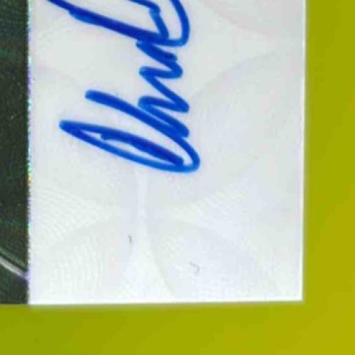 2021 Spectra Jazz Chisholm Rookie Jersey Auto Neon Green /25 #112 Miami Marlins