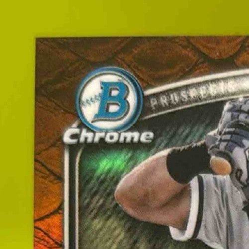 2025 Bowman Javier Mogollon Chrome Auto Reptilian Orange Refractor /25 White Sox