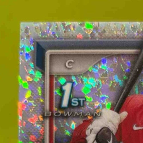 2024 Bowman Johanfran Garcia Chrome Auto Mini Diamond Refractor/100 Prospect Sox