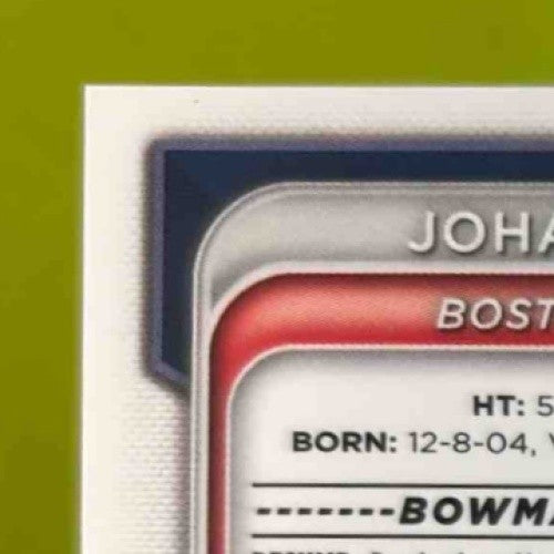 2024 Bowman Johanfran Garcia Chrome Auto Mini Diamond Refractor/100 Prospect Sox
