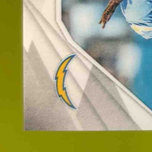 2024 Panini Phoenix Gus Edwards Gold /10 #65 Los Angeles Chargers