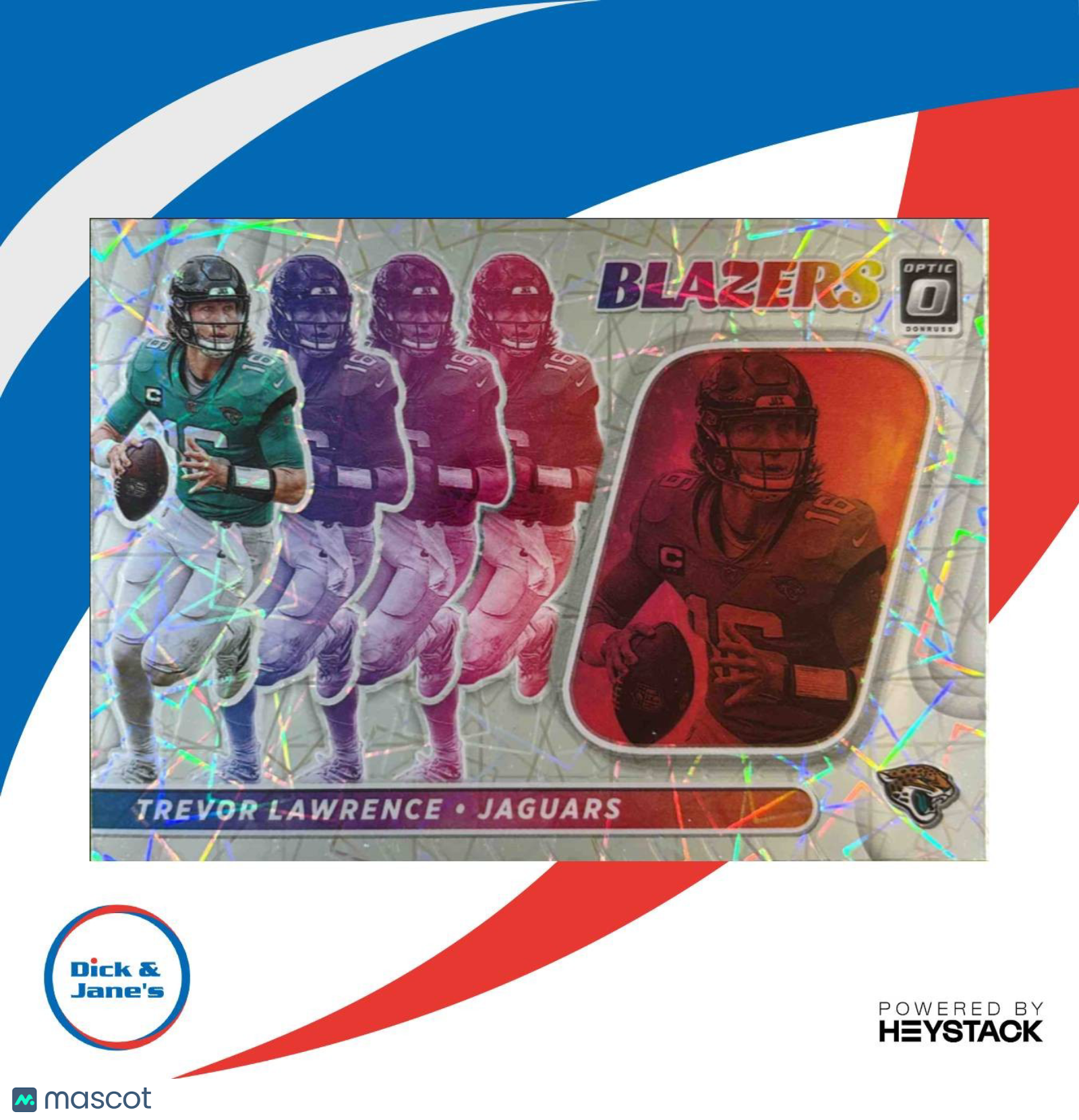 2022 Panini Donruss Optic Trevor Lawrence Blazers #B-8 Jacksonville Jaguars