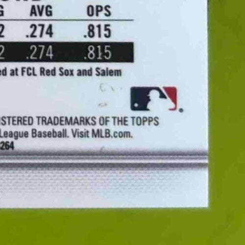 2024 Bowman Johanfran Garcia Chrome Auto Blue Lunar Refractor /150 Prospect Sox