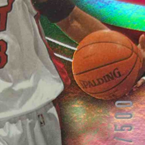 2003-04 Upper Deck Triple Dimensions Dwyane Wade Reflections Ruby /500 #41 Heat