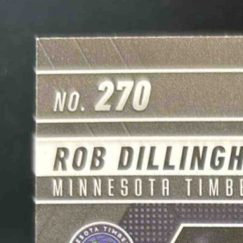 2024-25 Panini Mosaic Rob Dillingham Genesis #270 NBA Debut Timberwolves