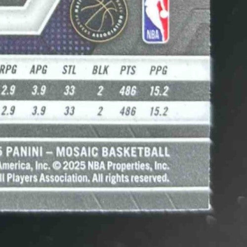 2024-25 Panini Mosaic Rob Dillingham Genesis #270 NBA Debut Timberwolves