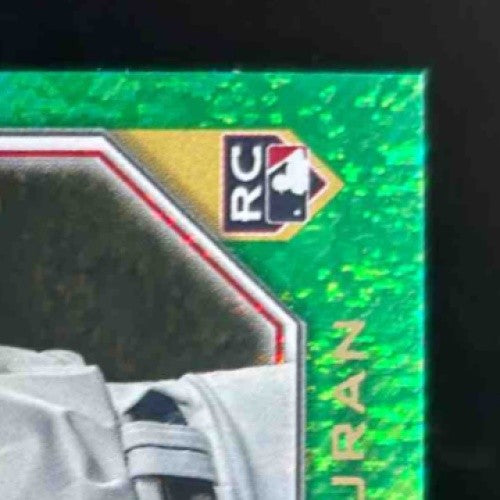 2022 Topps Gallery Jarren Duran Green Pattern 77/99 #49 RC Boston Red Sox