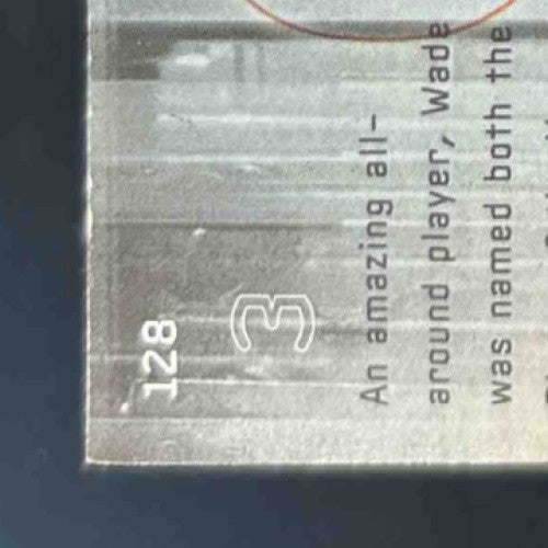 2003-04 Upper Deck Triple Dimensions Dwyane Wade /999 #128 RC Miami Heat