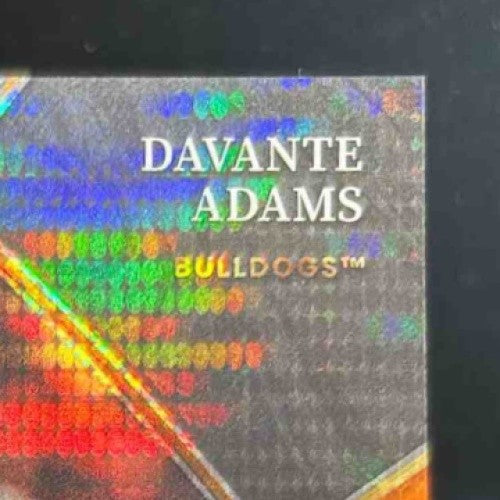 2023 Select Draft Picks Davante Adams Neon Orange Pulsar /26 #153 Bulldogs