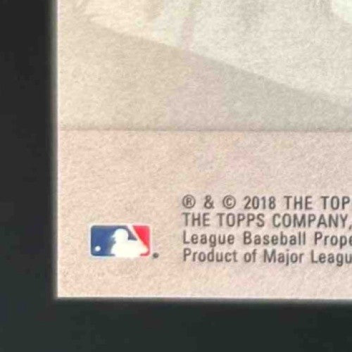 2018 Topps Aaron Judge MLB Spring Training Logo Manufacture Patch Relics Yankees