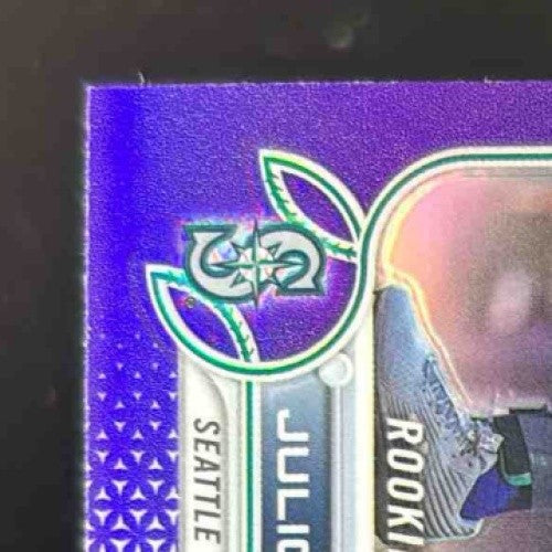 2022 Topps Chrome Update Julio Rodriguez Purple Refractor #USC165 Mariners