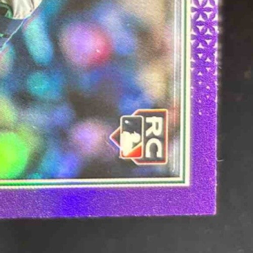 2022 Topps Chrome Update Julio Rodriguez Purple Refractor #USC165 Mariners