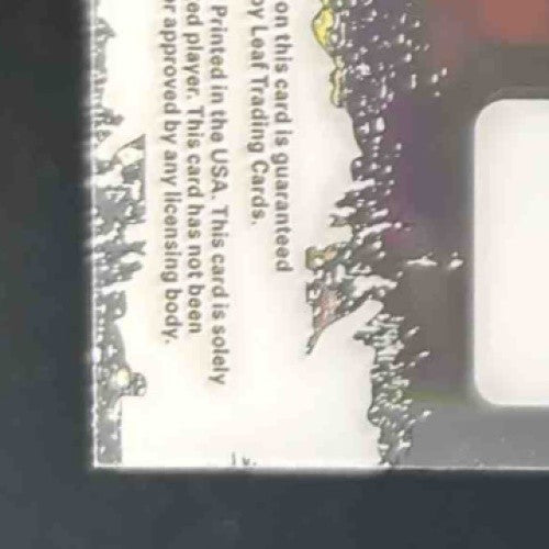 2023 Pro Set Pure Cam Ward Action Ink Auto Clear Bronze Spectrum #01/15 Rookie
