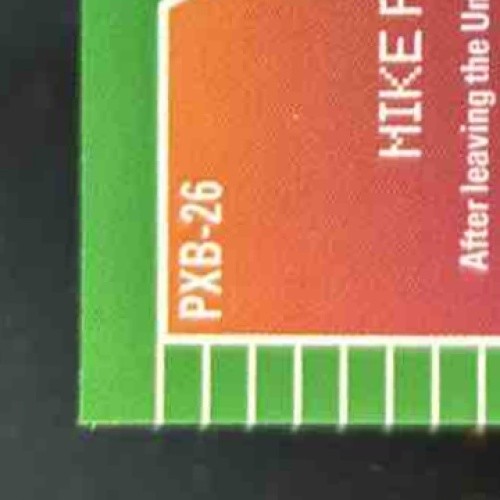 2024 Leaf Mike Rozier Pro Set Pixel Bowl '89 Crystal Light Blue 1/1 Falcons