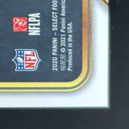 2020 Panini Select David Montgomery Swatches Copper Prizm 38/49 Chicago Bears