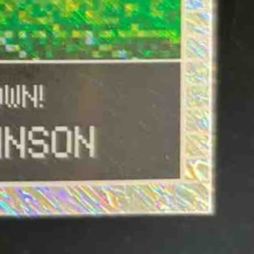 2024 Leaf Chad Johnson Pro Set Pixel Bowl '89 Shimmer Silver /10 Bengals