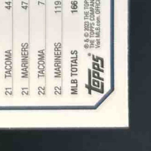 2023 Topps Chrome Cal Raleigh X-Fractor #141 Seattle Mariners