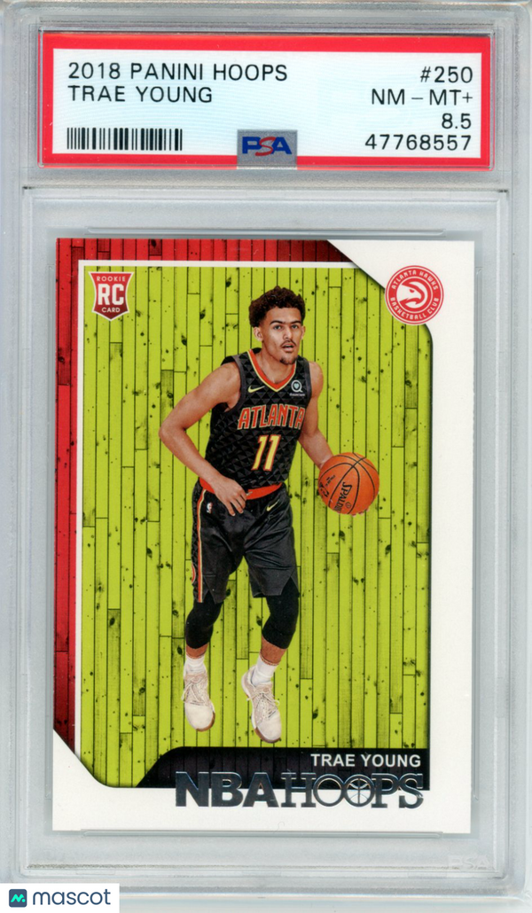 2018 Panini Hoops Trae Young #250 PSA 8.5 Basketball