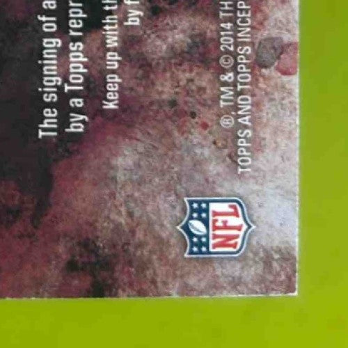 2014 Inception Austin Seferian-Jenkins Rookie Auto #28 RC Tampa Bay Buccaneers