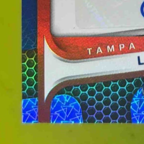 2022 Panini Certified Logan Hall Rookie Signatures Mirror Blue /75 RC Buccaneers