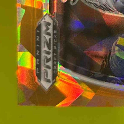 2021 Panini Prizm Draft Picks Collegiate Matt Bushman Auto Orange Ice #DPA-MAT