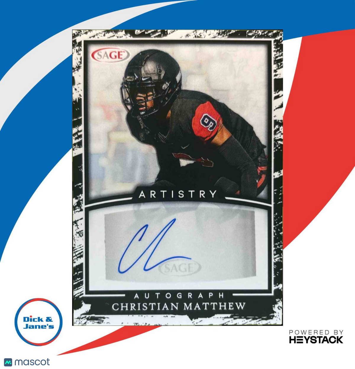 2022 SAGE Artistry Christian Matthew Auto White #A-CM2