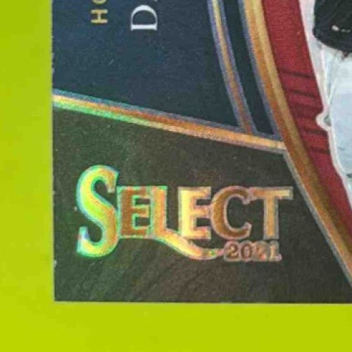 2021 Panini Select Davis Mills Draft Selection Memorabilia Red RC Houston Texan