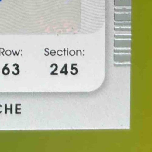 2021 Panini Contenders Quincy Roche Reverse Ticket #244 Auto RC New York Giants