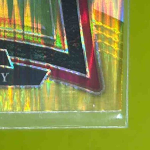 2024 Select Xavier Worthy Concourse Red and Yellow Prizm Shock #32 RC Chiefs