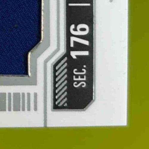 2023 Panini Contenders Jalin Hyatt Rookie Ticket Swatches #TS15 New York Giants
