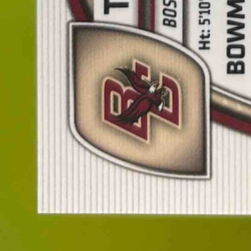 2024 Bowman Chrome University Treshaun Ward Fuchsia Mini Diamond /125 #176 Eagle