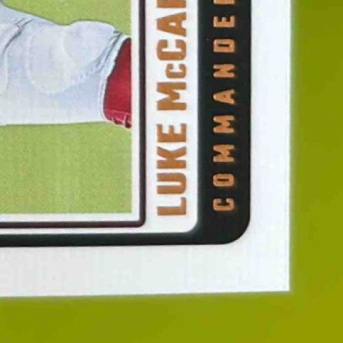 2024 Panini Donruss Luke McCaffrey Throwback #16 Washington Commanders