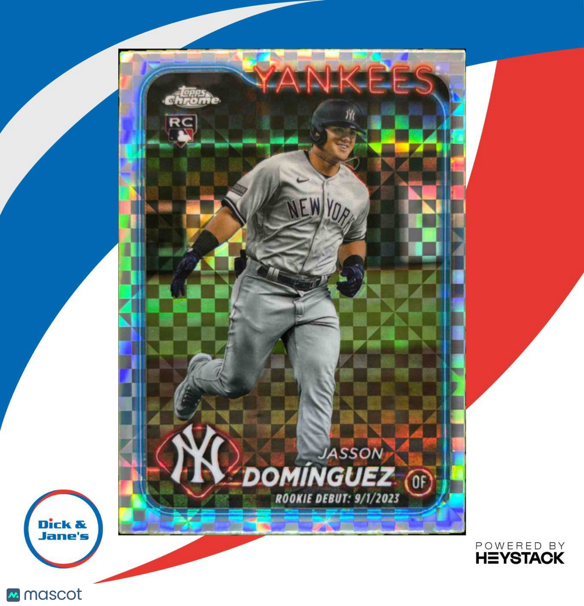 2024 Topps Chrome Update Jasson Dominguez X-Fractor #USC70 RC New York Yankees