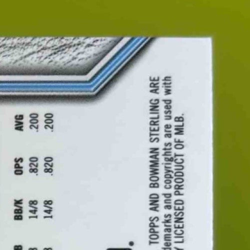 2024 Bowman Sterling Arjun Nimmala Prospect Gold Refractor /50 Toronto Blue Jays