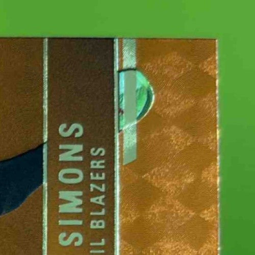 2021-22 Panini Donruss Elite Anfernee Simons Orange /210 #57 Trail Blazers