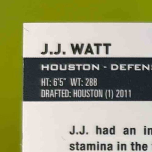 2023 Topps Composite J.J. Watt Chrome Sepia Refractor #47 Houston Texans