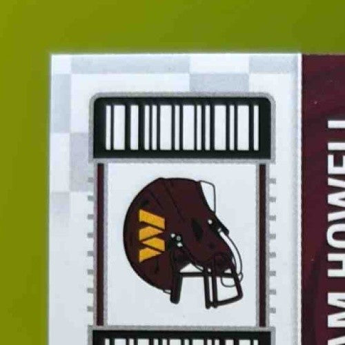 2022 Panini Contender Sam Howell Rookie Ticket Swatches RC Washington Commanders