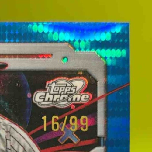 2024 Topps Cosmic Chrome Porter Hodge Blue Moon Refractor 16/99 #147 RC Cubs